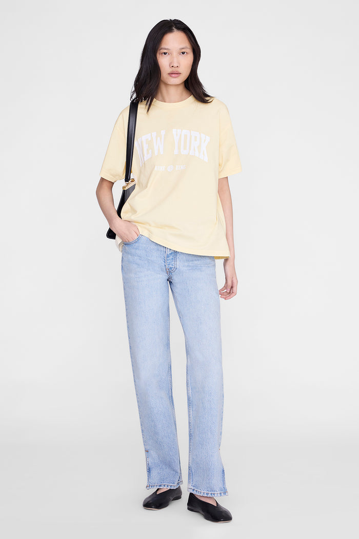 Cade Tee New York University - Butter Yellow XS