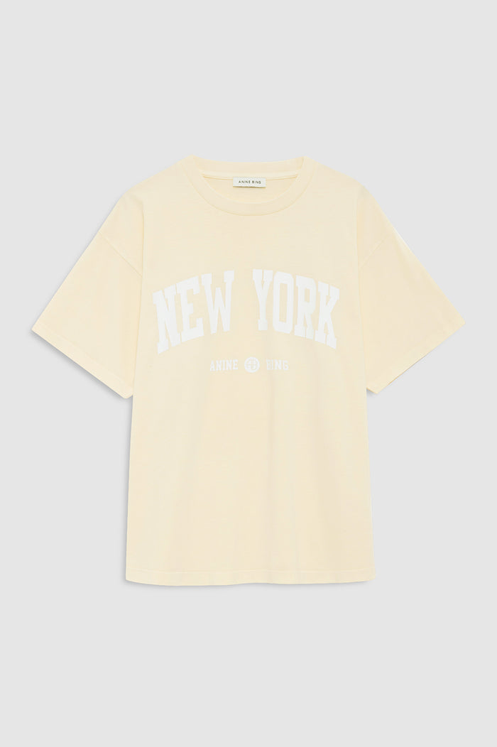 Cade Tee New York University - Butter Yellow