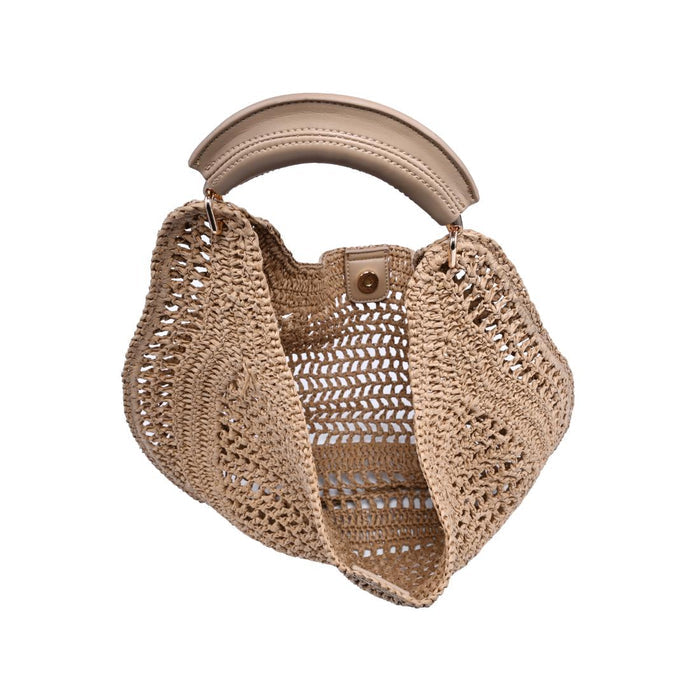 BK Handbags Camden Hobo Bag in Natural available at Barbara Katx