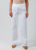 Raffaello Rossi Candice Straight Pants in White available at Barbara Katz