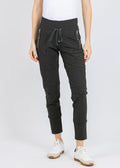 Raffaello Rossi Candy Pants in Dark Olive available at Barbara Katz