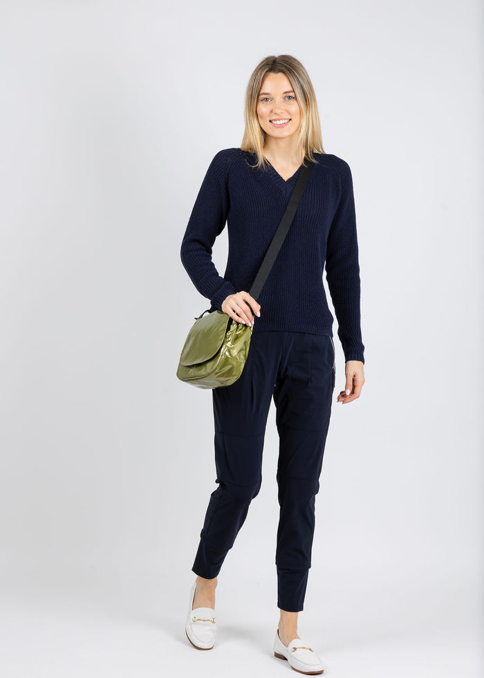 Raffaello Rossi Candy Pants in Marine available at Barbara Katz
