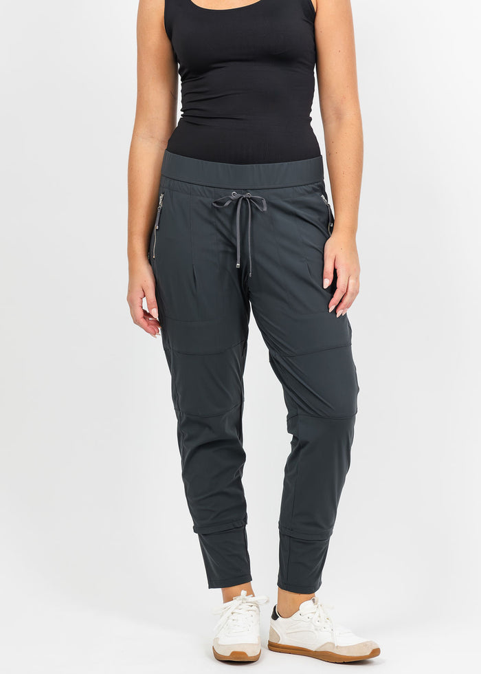 Raffaello Rossi Candy Pants in Slate Grey available at Barbara Katz