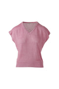 Kinross Cap Sleeve Vee Top available at Barbara Katz