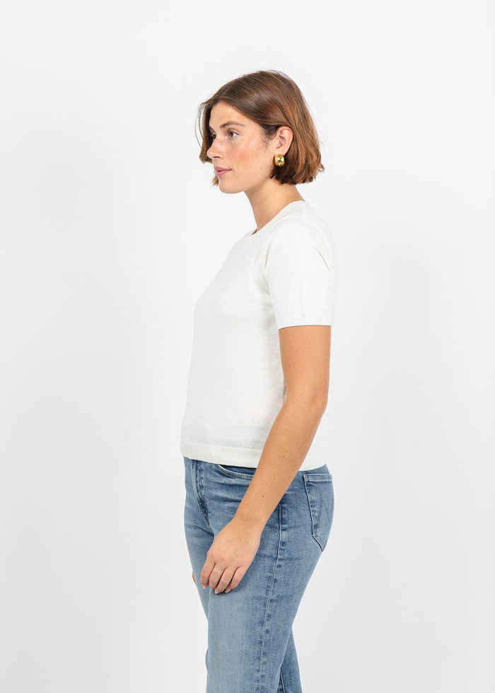 Colorush CC Whistler Tee in Starch available at Barbara Katz