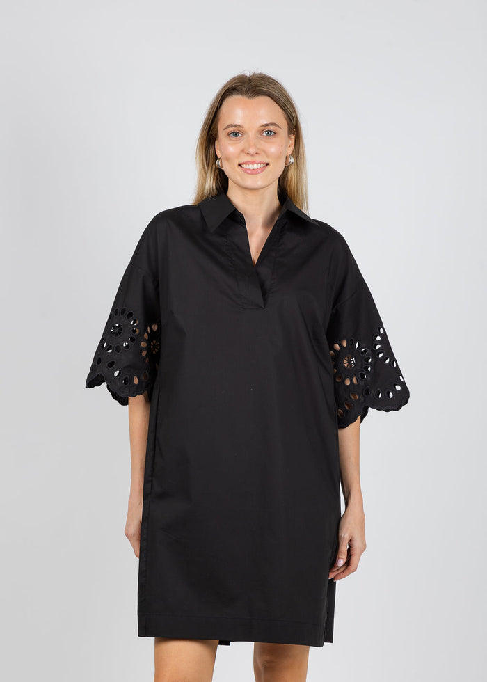BK Ceylin Cut-Out Dress in Black available at Barbara Katz