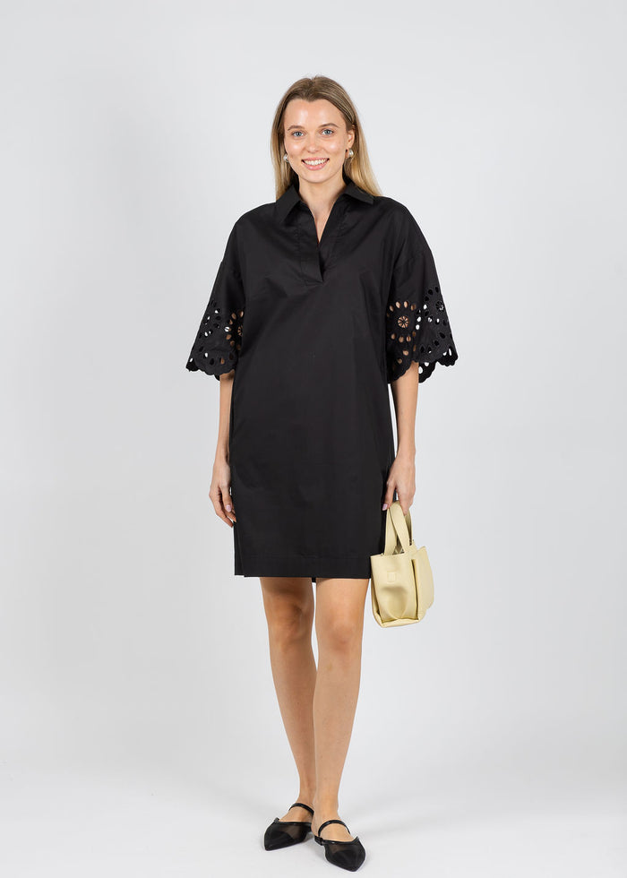 BK Ceylin Cut-Out Dress in Black available at Barbara Katz