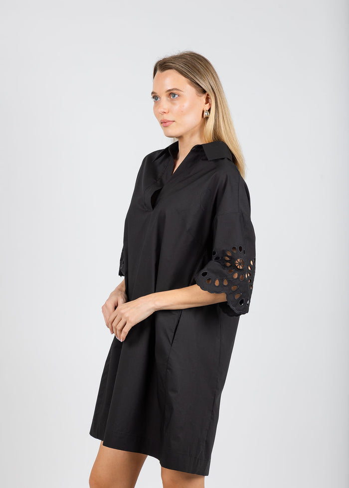 BK Ceylin Cut-Out Dress in Black available at Barbara Katz