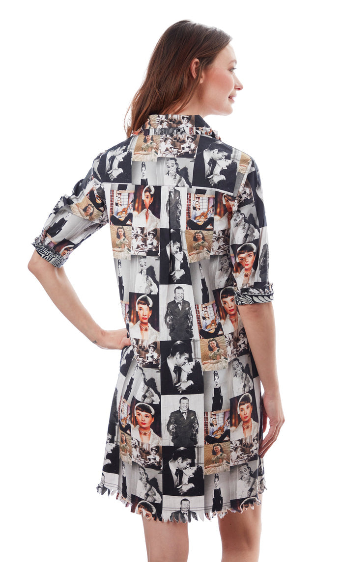 Dizzy-Lizzie Chatham Dress - Audrey Print available at Barbara Katz