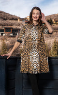 Dizzy-Lizzie Chatham Dress - New Cheetah Print available at Barbara Katz