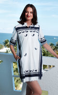 Dizzy-Lizzie Chatham Dress - Whales Print available at Barbara Katz