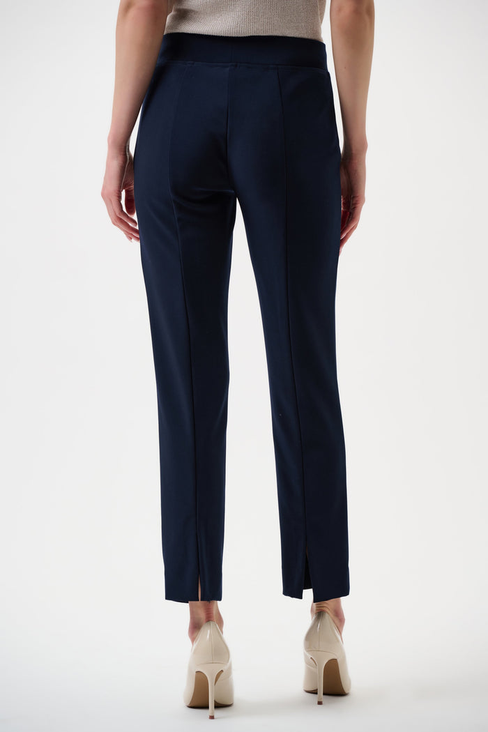 Joseph Ribkoff Classic Straight Pants in Midnight Blue available at Barbara Katz
