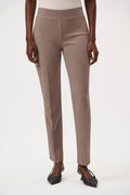 Joseph Ribkoff Classic Straight Pants in Mink available at Barbara Katz