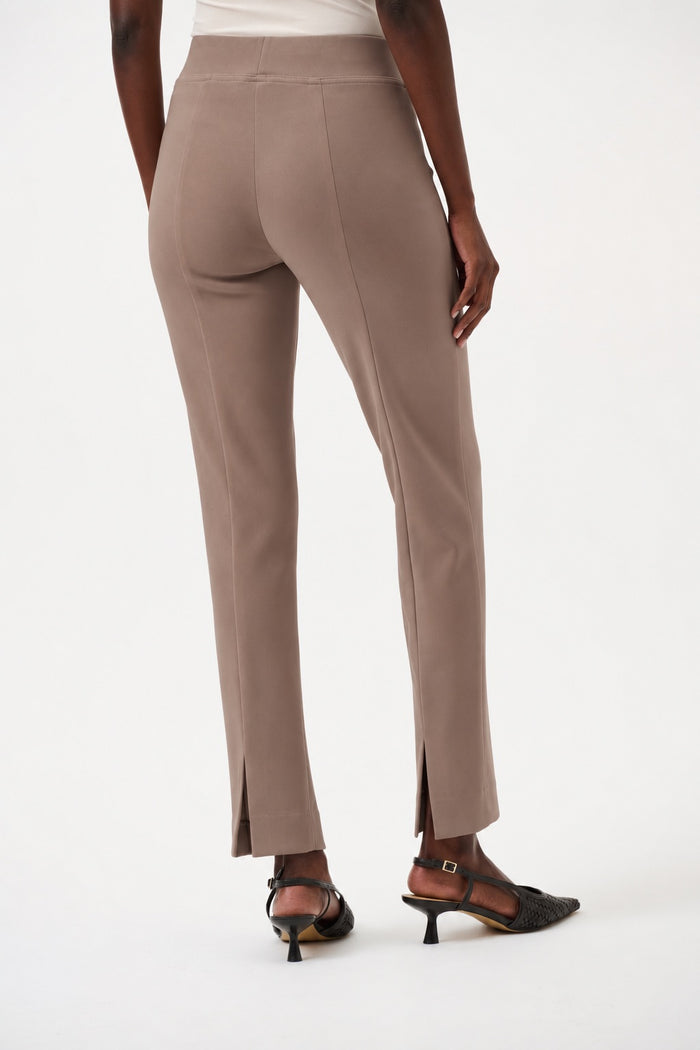 Joseph Ribkoff Classic Straight Pants in Mink available at Barbara Katz