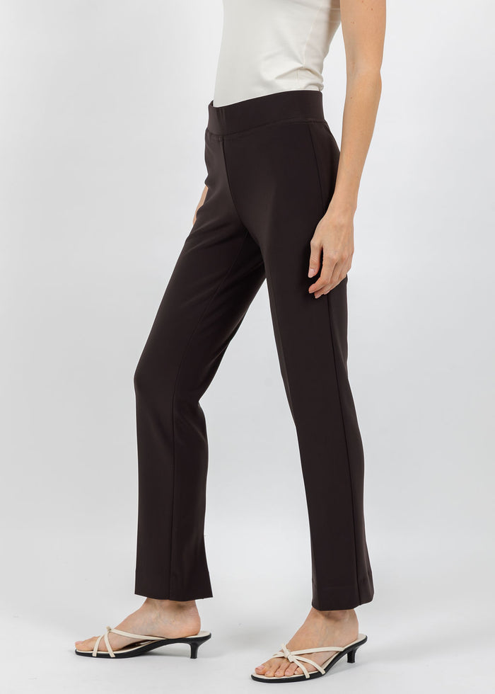 Joseph Ribkoff Classic Straight Pants in Mocha available at Barbara Katz