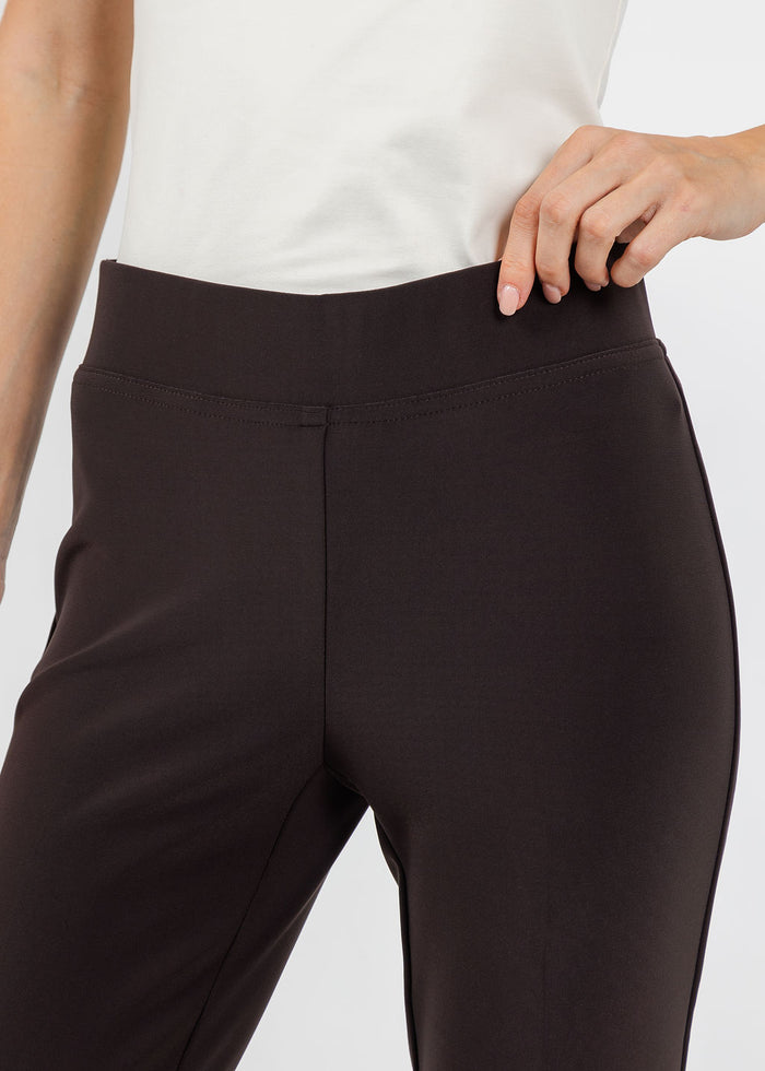 Joseph Ribkoff Classic Straight Pants in Mocha available at Barbara Katz