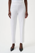 Joseph Ribkoff Classic Straight Pants in White available at Barbara Katz
