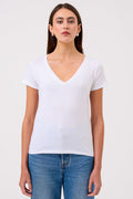 Goldie Cleo V Neck Tee available at Barbara Katz