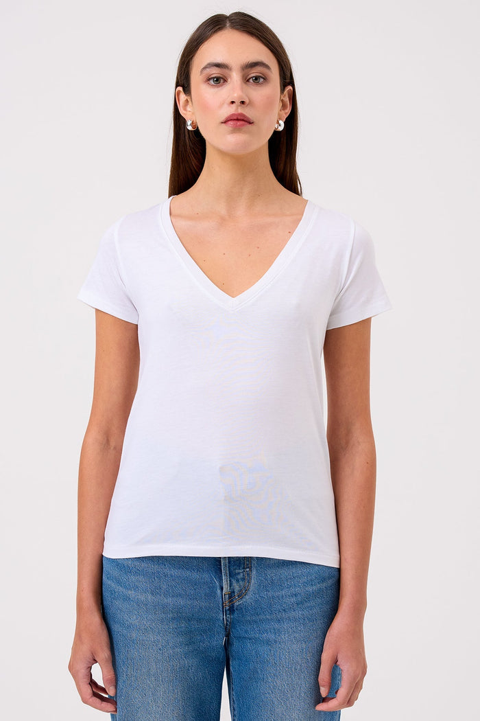 Goldie Cleo V Neck Tee available at Barbara Katz