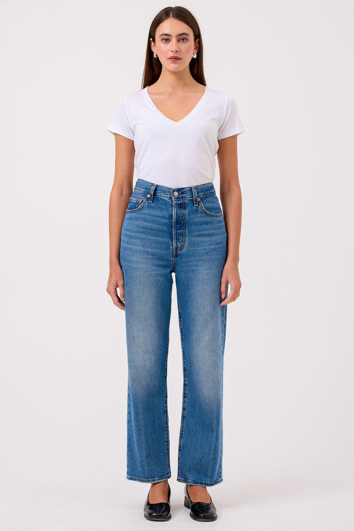 Goldie Cleo V Neck Tee available at Barbara Katz