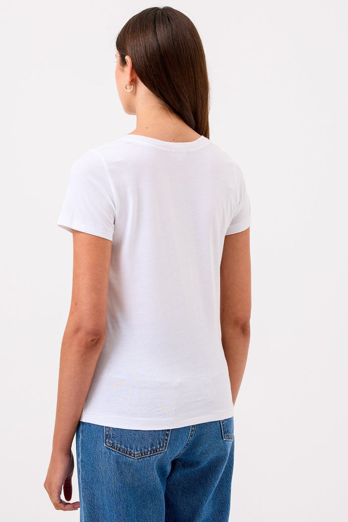 Goldie Cleo V Neck Tee available at Barbara Katz
