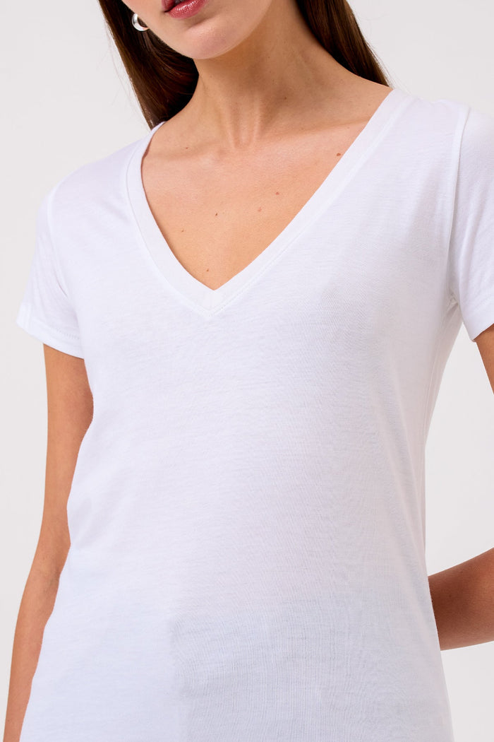 Goldie Cleo V Neck Tee available at Barbara Katz