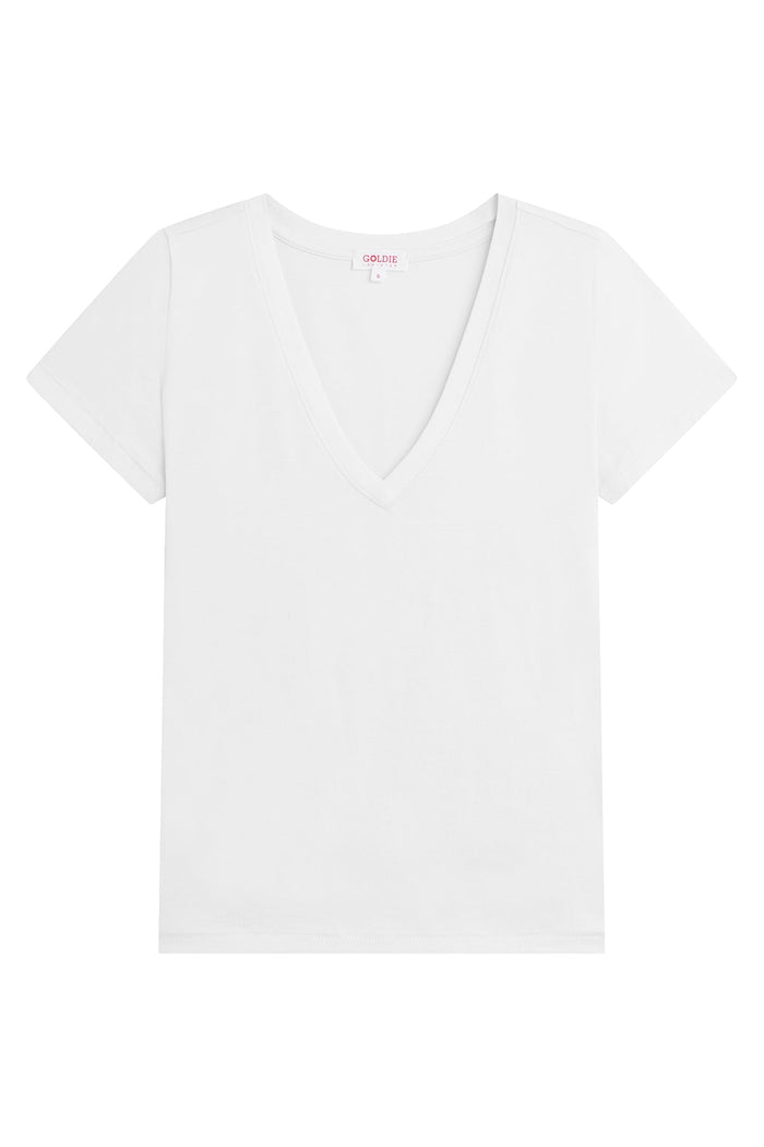 Goldie Cleo V Neck Tee available at Barbara Katz