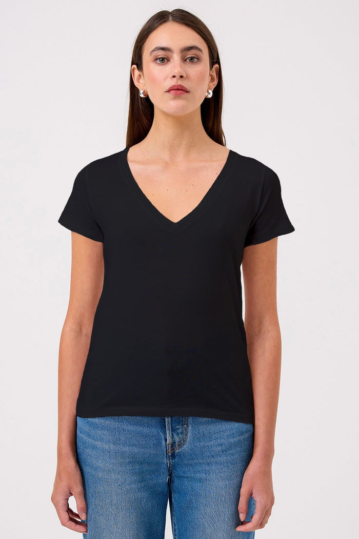 Goldie Cleo V Neck Tee available at Barbara Katz