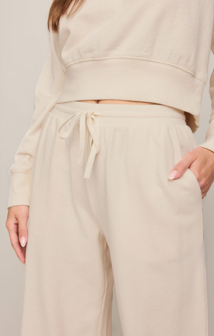 Z Supply Clubhouse Pants in Cloud available at Barbara Katz