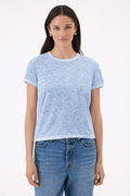 Goldie Coastal Sunwash Andie Short Sleeve Tee in Sea available at Barbara Katz