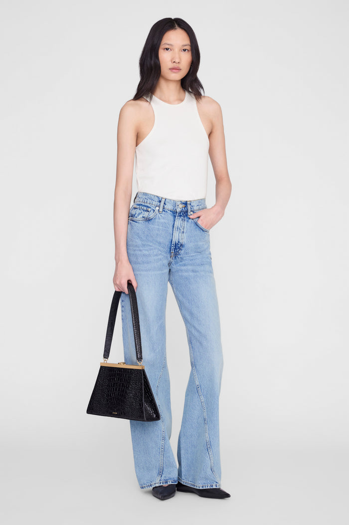 ANINE BING Cole Tank - Cream - front view