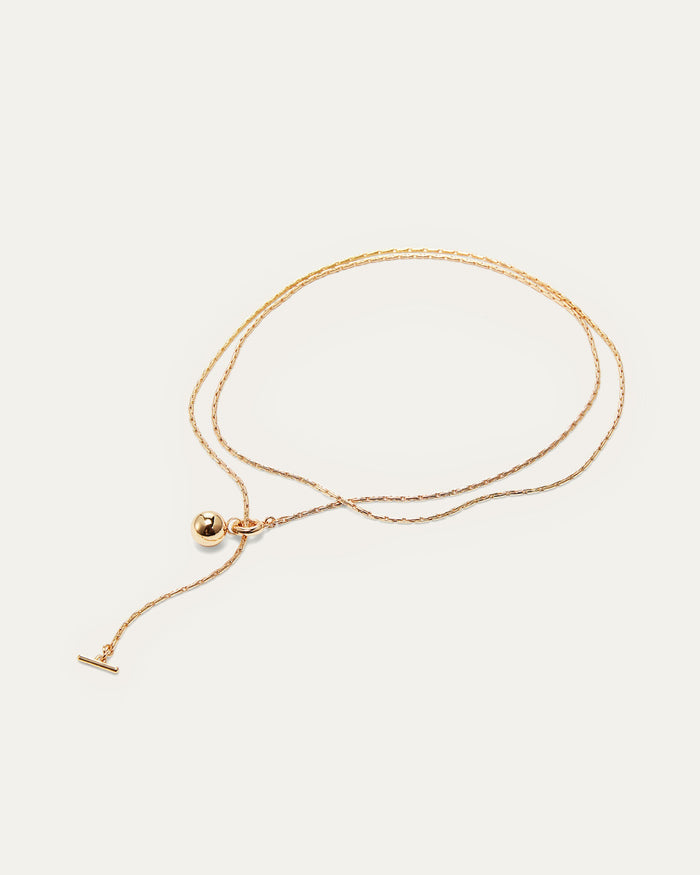 Jenny Bird Constance Wrap Chain Necklace in Gold available at Barbara Katz