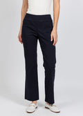 Elliott Lauren Control Stretch Bootcut Pant in Navy available at Barbara Katz