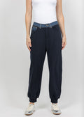 Cinq a Sept Corenna Pant in Navy/Ruisseau available at Barbara Katz