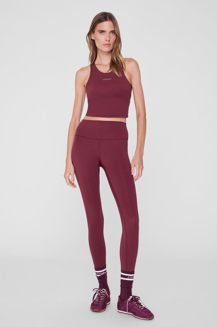ANINE BING Dave Legging - Black - on model front