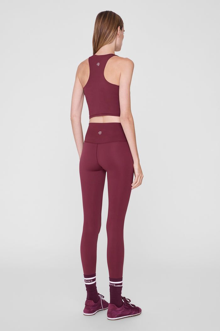 ANINE BING Dave Legging - Black - on model back