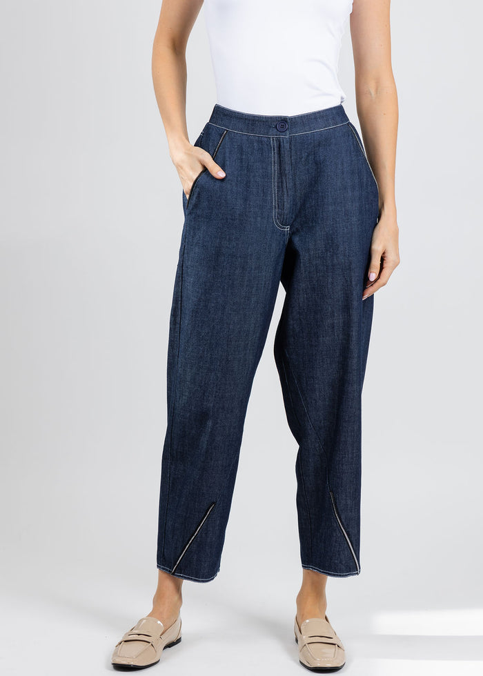 Ozai N Ku Denim Crop Pants available at Barbara Katz