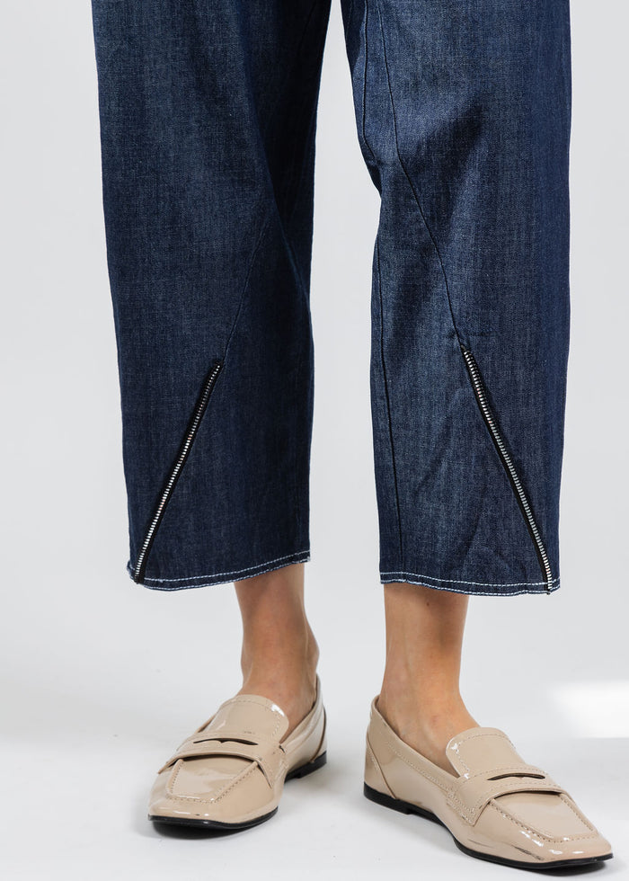 Ozai N Ku Denim Crop Pants available at Barbara Katz