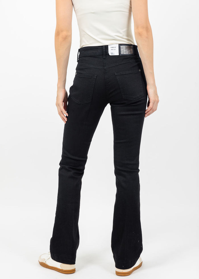 MAC Dream Boot Cut Jeans 32" in Black available at Barbara Katz