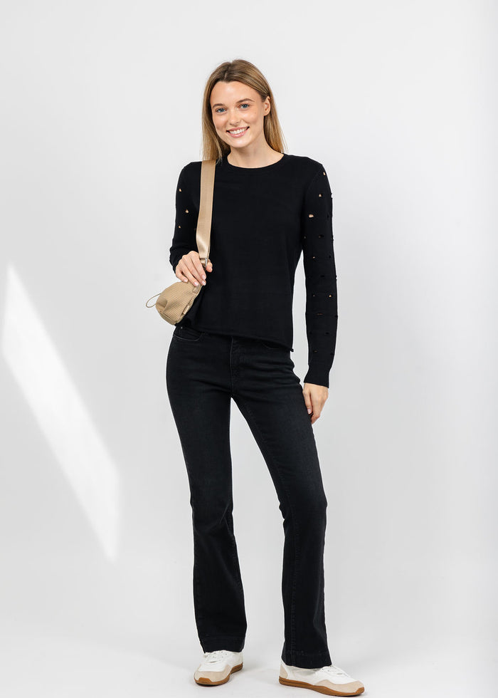 MAC Denim Dream Boot Jeans 32" in Black Used available at Barbara Katz
