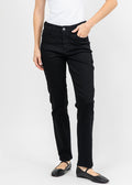 MAC Dream Straight Jeans 30" in Black available at Barbara Katz