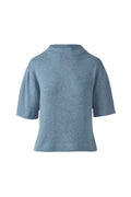 Kinross Easy Low Funnel Neck Sweater available at Barbara Katz