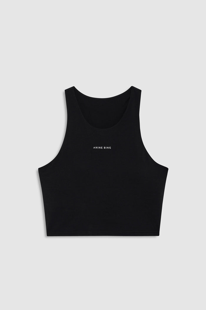 ANINE BING Elina Bra - Black - front view