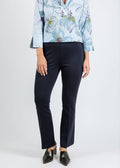Peace of Cloth Ella Paramount Knit Pull-On Pants in Navy available at Barbara Katz