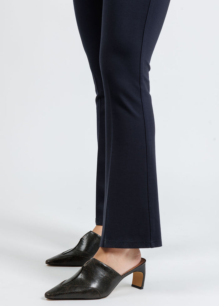 Peace of Cloth Ella Paramount Knit Pull-On Pants in Navy available at Barbara Katz