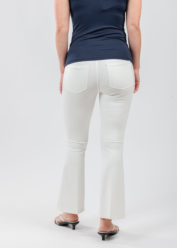 Peace of Cloth Ella Paramount Knit Pants in Oyster available at Barbara Katz