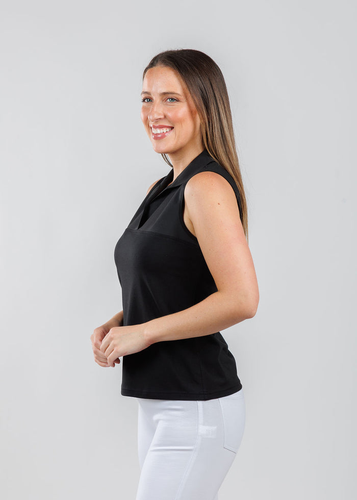 Hinson Wu Emma Foundation Layer in Black available at Barbara Katz.