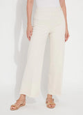 Lysse Erin High Waist Wide Leg Denim Pants in Oat available at Barbara Katz