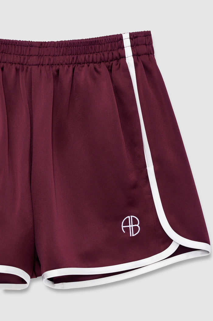 ANINE BING - Eva Short - Burgundy - detail view