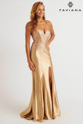 Faviana Heat Stone Fit and Flare Prom Dress 11217